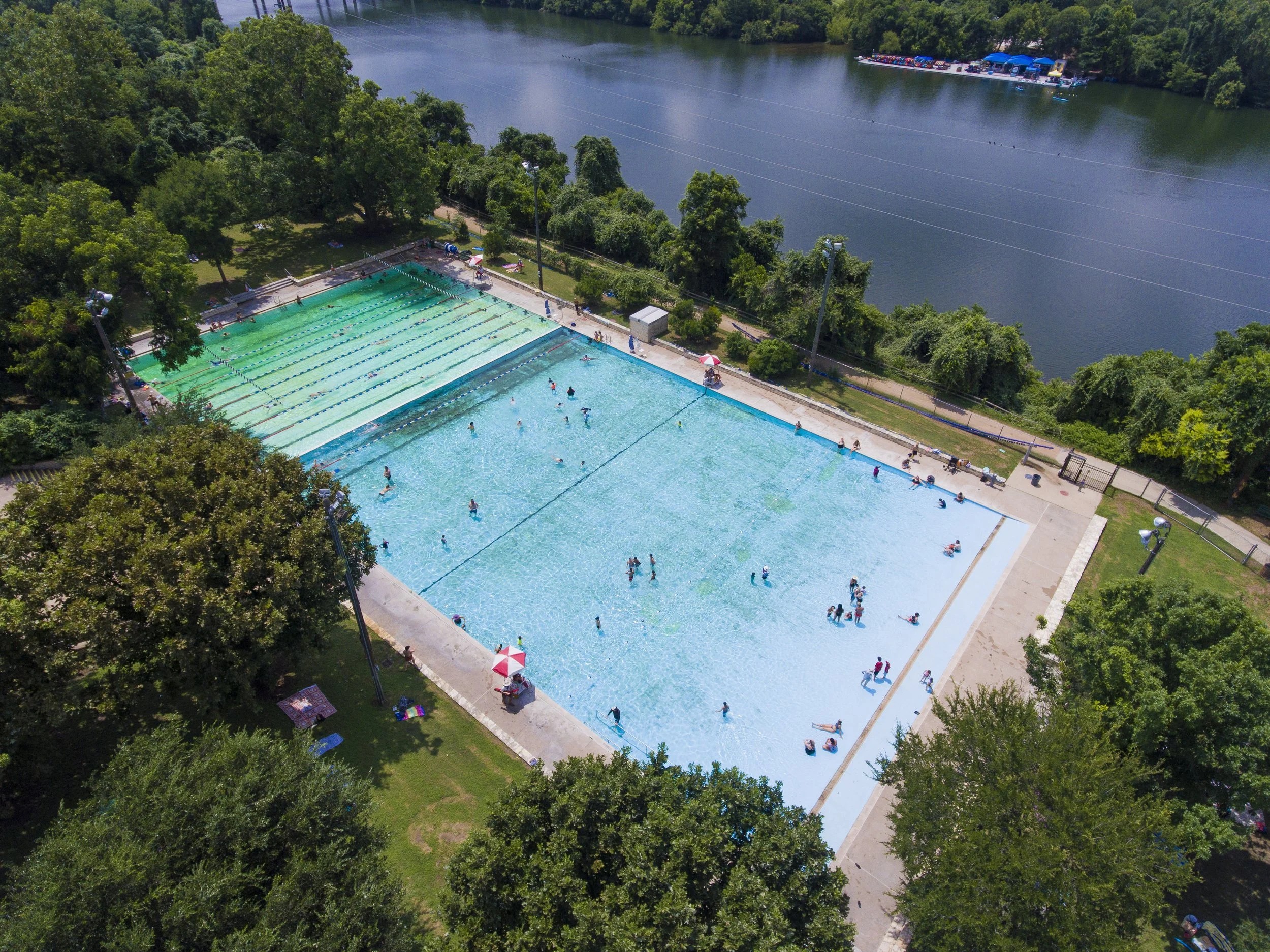 Deep Eddy Pool Sky view